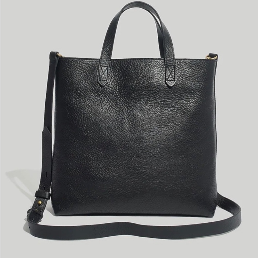 Madewell The Zip-Top Transport Crossbody Tote EUC!